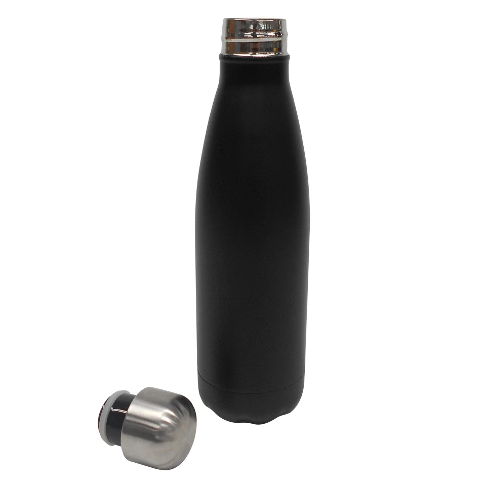 Botella de acero inoxidable 500ml negro EKCO 96823 2 Botella de acero inoxidable 500ml negro EKCO 96823 - Imagen 2